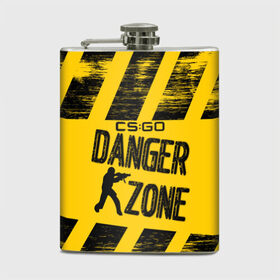 Фляга с принтом Counter-Strike: Danger Zone в Кировске, металлический корпус | емкость 0,22 л, размер 125 х 94 мм. Виниловая наклейка запечатывается полностью | 