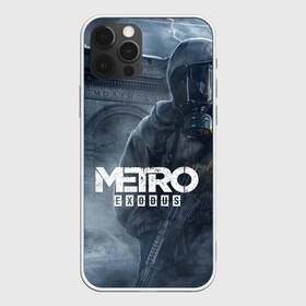 Чехол для iPhone 12 Pro с принтом Metro Exodus в Кировске, силикон | область печати: задняя сторона чехла, без боковых панелей | 2019 | 2033 | exodus | game | logo | metro | апокалипсис | герой | игра | исход | лого | метро | монстр | персонаж | сталкер