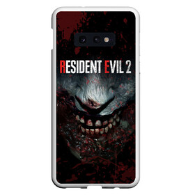 Чехол для Samsung S10E с принтом Resident Evil 2 Remake в Кировске, Силикон | Область печати: задняя сторона чехла, без боковых панелей | 2019 | biohazard | blood | corporation | corps | evil | horror | remake | resident | survival | umbrella | zombie | амбрелла | выживание | зла | зомби | корпорация | кровь | обитель | ремейк | ужасы