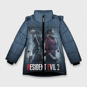 Зимняя куртка для девочек 3D с принтом Resident Evil 2 Remake в Кировске, ткань верха — 100% полиэстер; подклад — 100% полиэстер, утеплитель — 100% полиэстер. | длина ниже бедра, удлиненная спинка, воротник стойка и отстегивающийся капюшон. Есть боковые карманы с листочкой на кнопках, утяжки по низу изделия и внутренний карман на молнии. 

Предусмотрены светоотражающий принт на спинке, радужный светоотражающий элемент на пуллере молнии и на резинке для утяжки. | 2019 | biohazard | blood | corporation | corps | evil | horror | remake | resident | survival | umbrella | zombie | амбрелла | выживание | зла | зомби | корпорация | кровь | обитель | ремейк | ужасы
