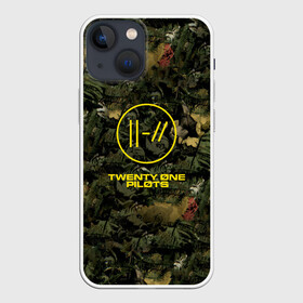 Чехол для iPhone 13 mini с принтом Twenty One Pilots в Кировске,  |  | dun | joseph | josh | joshua | one | pilots | top | trench | twenty | tyler | usa | william | дан | джозеф | джош | джошуа | пилоты | сша | тайлер | уильям