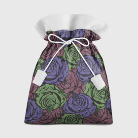 Подарочный 3D мешок с принтом Розы Лил Пипа в Кировске, 100% полиэстер | Размер: 29*39 см | gus ahr | lil | lil peep | peep | runaway | лилпип | реп | розы | рэп | узор | хип хоп | эмо