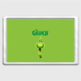 Магнит 45*70 с принтом The Grinch в Кировске, Пластик | Размер: 78*52 мм; Размер печати: 70*45 | Тематика изображения на принте: grinch | гринч | новый год | рождество