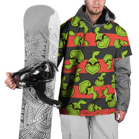 Накидка на куртку 3D с принтом Гринч в Кировске, 100% полиэстер |  | Тематика изображения на принте: grinch | гринч | новый год | рождество