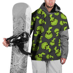 Накидка на куртку 3D с принтом The Grinch в Кировске, 100% полиэстер |  | Тематика изображения на принте: grinch | гринч | новый год | рождество