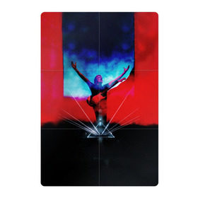 Магнитный плакат 2Х3 с принтом Джордж Уотерс из Pink Floyd в Кировске, Полимерный материал с магнитным слоем | 6 деталей размером 9*9 см | 