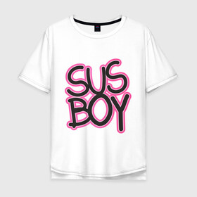 Мужская футболка хлопок Oversize с принтом Susboy в Кировске, 100% хлопок | свободный крой, круглый ворот, “спинка” длиннее передней части | baby | cry | lil peep | lil peep cry baby | pink | susboy | камуфляж | лил | лилпип | пип | розовый | розовый камуфляж
