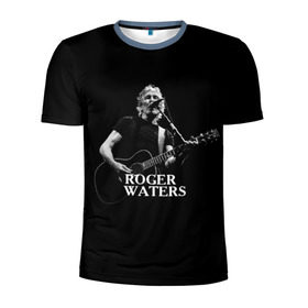 Мужская футболка 3D спортивная с принтом Roger Waters, Pink Floyd в Кировске, 100% полиэстер с улучшенными характеристиками | приталенный силуэт, круглая горловина, широкие плечи, сужается к линии бедра | roger waters | джордж уотерс | композитор | певец | поэт