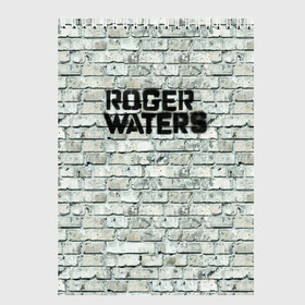 Скетчбук с принтом Roger Waters The Wall в Кировске, 100% бумага
 | 48 листов, плотность листов — 100 г/м2, плотность картонной обложки — 250 г/м2. Листы скреплены сверху удобной пружинной спиралью | pink floyd | roger waters | джордж уотерс | композитор | певец | поэт