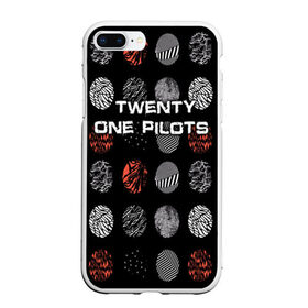 Чехол для iPhone 7Plus/8 Plus матовый с принтом Twenty One Pilots в Кировске, Силикон | Область печати: задняя сторона чехла, без боковых панелей | heathens | one | pilots | twenty | джош дан | инди | ник томас | поп | рэп | тайлер джозеф | хип хоп | электропоп