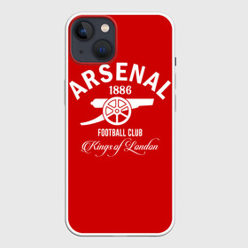 Чехол для iPhone 13 с принтом Арсенал в Кировске,  |  | arsenal | gooner | gunners | арсенал | канониры | клубная | лондон | фанатская | футбол | футбольная | футбольный клуб | футбольный клуб arsenal