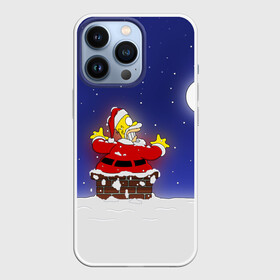 Чехол для iPhone 13 Pro с принтом Гомер Санта Клаус в Кировске,  |  | bart | family | homer | lisa | maggie | marge | santa | simpson | simpsons | thesimpsons | барт | герой | гомер | город | лиза | мардж | мегги | санта | семья | симпсоны | супергерой
