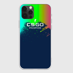 Чехол для iPhone 12 Pro с принтом cs:go - MP5 Phosphor (Фосфор) в Кировске, силикон | область печати: задняя сторона чехла, без боковых панелей | Тематика изображения на принте: 0x000000123 | counter strike | mp5 | phosphor | ксго.csgo | фосфор