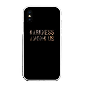 Чехол для iPhone XS Max матовый с принтом DBD Darkness among us в Кировске, Силикон | Область печати: задняя сторона чехла, без боковых панелей | Тематика изображения на принте: among | darkness | daylight | dbd | dead | deadbydaylight | horror | killer | survival | us | выживание | к | мертвы | рассвету | ужас