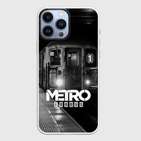 Чехол для iPhone 13 Pro Max с принтом METRO в Кировске,  |  | ak47 | metro 2033 | metro exodus | апокалипсис | артем | глуховский | дорога | маски | ночь | оружие | поезд | противогаз | сталкеры