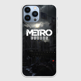 Чехол для iPhone 13 Pro Max с принтом METRO EXODUS в Кировске,  |  | Тематика изображения на принте: ak47 | metro 2033 | metro exodus | апокалипсис | артем | глуховский | дорога | маски | ночь | оружие | поезд | противогаз | сталкеры