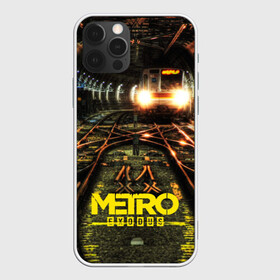 Чехол для iPhone 12 Pro с принтом METRO EXODUS в Кировске, силикон | область печати: задняя сторона чехла, без боковых панелей | Тематика изображения на принте: ak47 | metro 2033 | metro exodus | апокалипсис | артем | глуховский | дорога | маски | ночь | оружие | поезд | противогаз | сталкеры