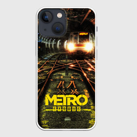 Чехол для iPhone 13 mini с принтом METRO EXODUS в Кировске,  |  | ak47 | metro 2033 | metro exodus | апокалипсис | артем | глуховский | дорога | маски | ночь | оружие | поезд | противогаз | сталкеры