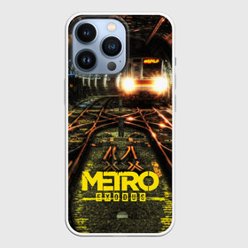 Чехол для iPhone 13 Pro с принтом METRO EXODUS в Кировске,  |  | Тематика изображения на принте: ak47 | metro 2033 | metro exodus | апокалипсис | артем | глуховский | дорога | маски | ночь | оружие | поезд | противогаз | сталкеры