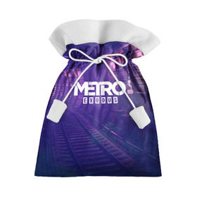 Подарочный 3D мешок с принтом METRO EXODUS в Кировске, 100% полиэстер | Размер: 29*39 см | Тематика изображения на принте: 