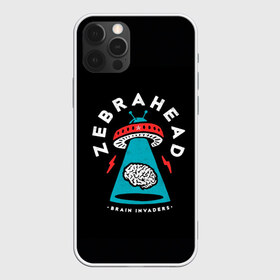 Чехол для iPhone 12 Pro Max с принтом Zebrahead - Brain Invaders в Кировске, Силикон |  | album | brain | core | invaders | mind | rapcore | rock | ufo | zebrahead | альбом | зебрахед | мозг