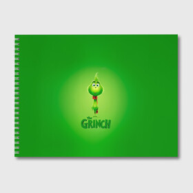 Альбом для рисования с принтом Dr Seuss The Grinch в Кировске, 100% бумага
 | матовая бумага, плотность 200 мг. | benedict | christmas | cumberbatch | grinch | max | whoville | winter | бенедикт | год | гринч | зима | камбербэтч | ктоград | макс | новый | рождество | снег | снежинки