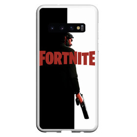 Чехол для Samsung Galaxy S10 с принтом The Reaper Half Black Fortnite в Кировске, Силикон | Область печати: задняя сторона чехла, без боковых панелей | 2019 | armor | armour | cybersport | esport | fortnite | game | llama | logo | броня | игра | киберспорт | лама | симулятор строительства | строительство | фортнайт | черный