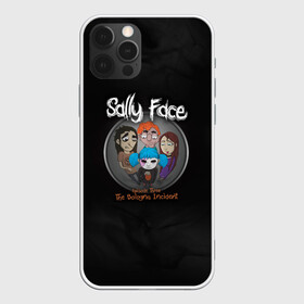 Чехол для iPhone 12 Pro с принтом Sally Face в Кировске, силикон | область печати: задняя сторона чехла, без боковых панелей | sally face | гизмо | девид | девочка | игра | лари | ларри | мальчик | маска | мрачная | на лице | пых | с протезом | сал | сали | салли | салли фейс | фейс | фэйс | эддисон | эшли