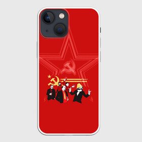 Чехол для iPhone 13 mini с принтом Communism Party в Кировске,  |  | Тематика изображения на принте: звезда | китай | коммунизм | комунизм | ленин | мао дзедун | мао цзедун | мао цзэдун | маркс | прикол | серп и молот | советский союз | ссср | сталин | че гевара | че геваро | чегевара | энгельс