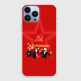 Чехол для iPhone 13 Pro Max с принтом Communism Party в Кировске,  |  | Тематика изображения на принте: звезда | китай | коммунизм | комунизм | ленин | мао дзедун | мао цзедун | мао цзэдун | маркс | прикол | серп и молот | советский союз | ссср | сталин | че гевара | че геваро | чегевара | энгельс