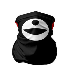 Бандана-труба 3D с принтом KUMAMON в Кировске, 100% полиэстер, ткань с особыми свойствами — Activecool | плотность 150‒180 г/м2; хорошо тянется, но сохраняет форму | bandana | bear | face | japanese | kumamon | kumamoto | mask | аниме | бандана | игрушка | кумамон | кумамото сапурайдзу | лицо | маска | медведь | мишка | персонаж | талисман | япония