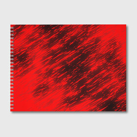 Альбом для рисования с принтом RED FIRE STORM в Кировске, 100% бумага
 | матовая бумага, плотность 200 мг. | bright | fire | heat | light | orange | wildfire | искры | огненный | огонь | оранжевый | пламя | пожар