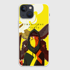 Чехол для iPhone 13 mini с принтом Twenty one pilots в Кировске,  |  | 21 pilots | josh dun | jumpsuit | music | rock | twenty one pilots | tyler joseph | джош дан | музыка | рок | тайлер джозеф