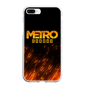 Чехол для iPhone 7Plus/8 Plus матовый с принтом METRO EXODUS в Кировске, Силикон | Область печати: задняя сторона чехла, без боковых панелей | exodus | horror | metro 2033 | metro exodus | survival | игры | исход | метро | метро 2035