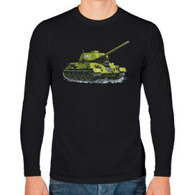 Мужской лонгслив хлопок с принтом Зимний Танк в Кировске, 100% хлопок |  | war | бмп | броня | военный | война | зеленый | оборона | онлайн | оружие | снежный | танк | танки | танки онлайн | танчики