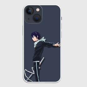 Чехол для iPhone 13 mini с принтом Ято с мечом в Кировске,  |  | anime | god | noragami | yato | аниме | бездомный бог | бог | боженька | божечка | норамагами | секки | ято | яточка