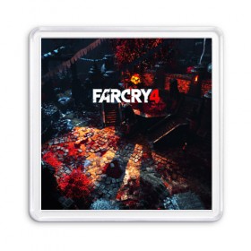 Магнит 55*55 с принтом FARCRY4 в Кировске, Пластик | Размер: 65*65 мм; Размер печати: 55*55 мм | 