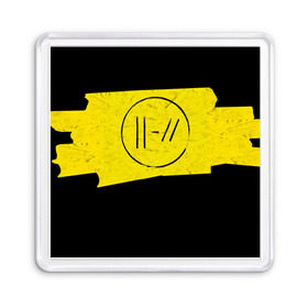 Магнит 55*55 с принтом TWENTY ONE PILOTS - Trench в Кировске, Пластик | Размер: 65*65 мм; Размер печати: 55*55 мм | band | best | blurry | face | indie | logo | music | one | pilots | pop | regional | rock | symbol | top | trench | twenty | vessel | группа | инди | лого | логотип | музыка | пилоты | поп | рок | символ | топ | тренч