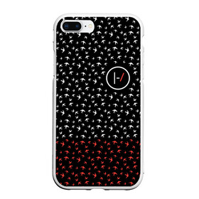 Чехол для iPhone 7Plus/8 Plus матовый с принтом Twenty One Pilots - Blurryface в Кировске, Силикон | Область печати: задняя сторона чехла, без боковых панелей | Тематика изображения на принте: band | best | blurry | face | indie | logo | music | one | pilots | pop | regional | rock | symbol | top | trench | twenty | vessel | группа | инди | лого | логотип | музыка | пилоты | поп | рок | символ | топ | тренч