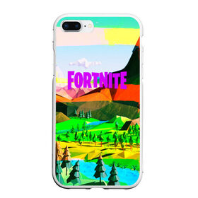 Чехол для iPhone 7Plus/8 Plus матовый с принтом FORTNITE в Кировске, Силикон | Область печати: задняя сторона чехла, без боковых панелей | battle royale | fortnite | fortnite battle royale | futuresynth | game | outrun | retrowave | synth | synthwave | игры | ретровейв | синтвейв | фортнайт