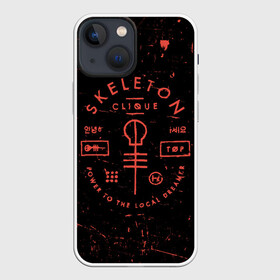 Чехол для iPhone 13 mini с принтом TOP   Skeleton Clique в Кировске,  |  | band | best | blurry | face | indie | logo | music | one | pilots | pop | regional | rock | symbol | top | trench | twenty | vessel | группа | инди | лого | логотип | музыка | пилоты | поп | рок | символ | топ | тренч