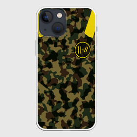 Чехол для iPhone 13 mini с принтом Twenty One Pilots   Jumpsuit в Кировске,  |  | band | best | blurry | face | indie | logo | music | one | pilots | pop | regional | rock | symbol | top | trench | twenty | vessel | группа | инди | лого | логотип | музыка | пилоты | поп | рок | символ | топ | тренч