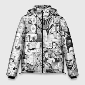 Мужская зимняя куртка 3D с принтом Goblin Slayer Manga в Кировске, верх — 100% полиэстер; подкладка — 100% полиэстер; утеплитель — 100% полиэстер | длина ниже бедра, свободный силуэт Оверсайз. Есть воротник-стойка, отстегивающийся капюшон и ветрозащитная планка. 

Боковые карманы с листочкой на кнопках и внутренний карман на молнии. | Тематика изображения на принте: goblin slayer | knight | рыцарь