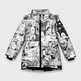 Зимняя куртка для девочек 3D с принтом Goblin Slayer Manga в Кировске, ткань верха — 100% полиэстер; подклад — 100% полиэстер, утеплитель — 100% полиэстер. | длина ниже бедра, удлиненная спинка, воротник стойка и отстегивающийся капюшон. Есть боковые карманы с листочкой на кнопках, утяжки по низу изделия и внутренний карман на молнии. 

Предусмотрены светоотражающий принт на спинке, радужный светоотражающий элемент на пуллере молнии и на резинке для утяжки. | goblin slayer | knight | рыцарь