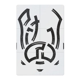Магнитный плакат 2Х3 с принтом Pitbull в Кировске, Полимерный материал с магнитным слоем | 6 деталей размером 9*9 см | Тематика изображения на принте: pitbull | пес | питбуль | собака | стаф