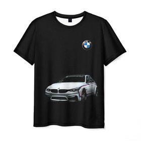 Мужская футболка 3D с принтом M3 GTS в Кировске, 100% полиэфир | прямой крой, круглый вырез горловины, длина до линии бедер | bmw | car | germany | gts | motorsport | sports car | автомобиль | автоспорт | бмв | германия | спорткар
