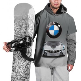 Накидка на куртку 3D с принтом BMW Vision в Кировске, 100% полиэстер |  | bmw | car | germany | motorsport | sports car | автомобиль | автоспорт | бмв | германия | спорткар