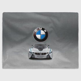 Плед 3D с принтом BMW Vision в Кировске, 100% полиэстер | закругленные углы, все края обработаны. Ткань не мнется и не растягивается | bmw | car | germany | motorsport | sports car | автомобиль | автоспорт | бмв | германия | спорткар