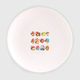 Тарелка с принтом Мопсы в Кировске, фарфор | диаметр - 210 мм
диаметр для нанесения принта - 120 мм | cockie | fastfood | junkfood | pug | еда | мороженое | печенье | печеньки | пироженое | собака | фастфуд
