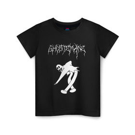 Детская футболка хлопок с принтом ghostemane(2) в Кировске, 100% хлопок | круглый вырез горловины, полуприлегающий силуэт, длина до линии бедер | hip hop | rap